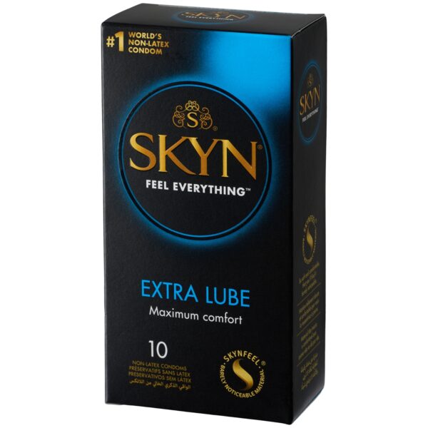 SKYN Extra Lube Latexfri Kondomer 10 stk - Klar Klar