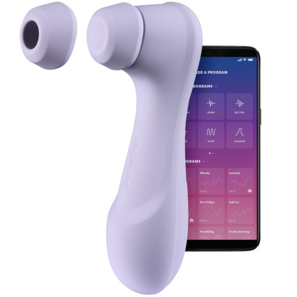 Satisfyer Pro 2 Generation 3 Liquid Air App-Styret Klitoris Stimulator - Lilla Lilla