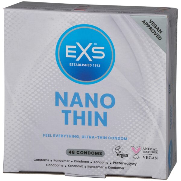 EXS Nano Thin Kondomer 48 stk - Klar Klar