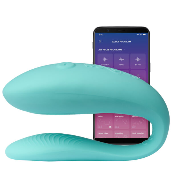 We-Vibe Sync Lite App-styret Par Vibrator - Turquoise Turquoise