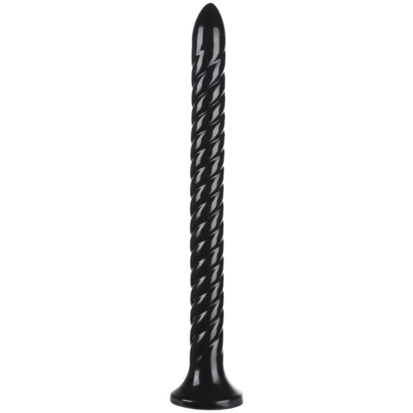 Ouch! Swirled Anal Snake 40 cm - Sort Sort