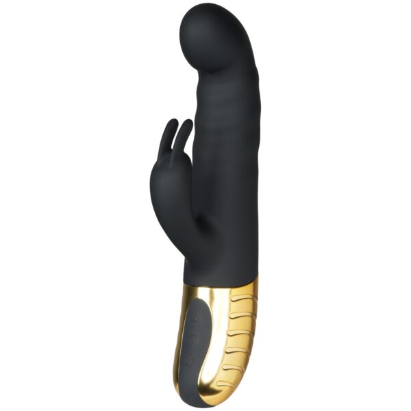 Marc Dorcel G-Stormer Thrusting Rabbit Vibrator - Black Black