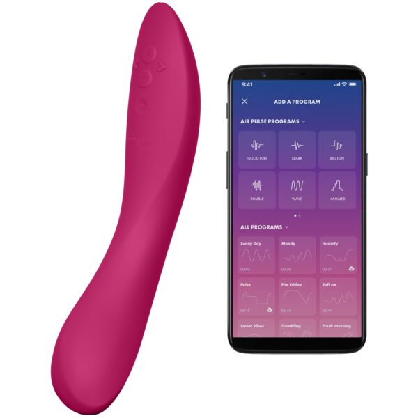 We-Vibe Rave 2 G-Punkts Vibrator med App - Fuchsia Fuchsia