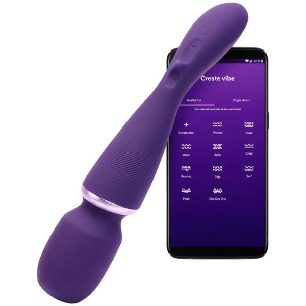 We-Vibe Wand med Tilbehør - Lilla Lilla