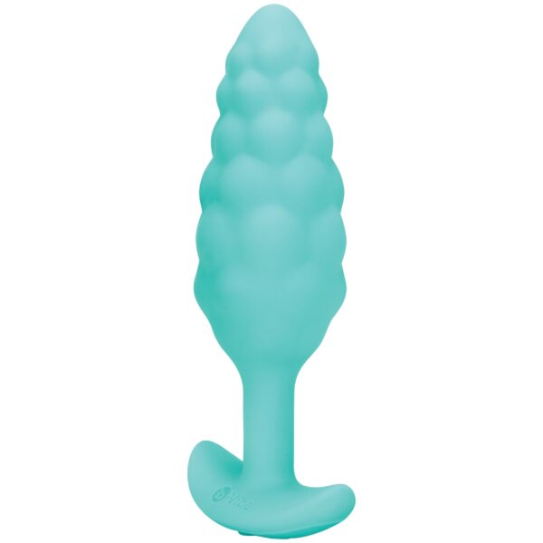 B-Vibe Bump Tekstureret Vibrerende Anal Plug - Blue Blue