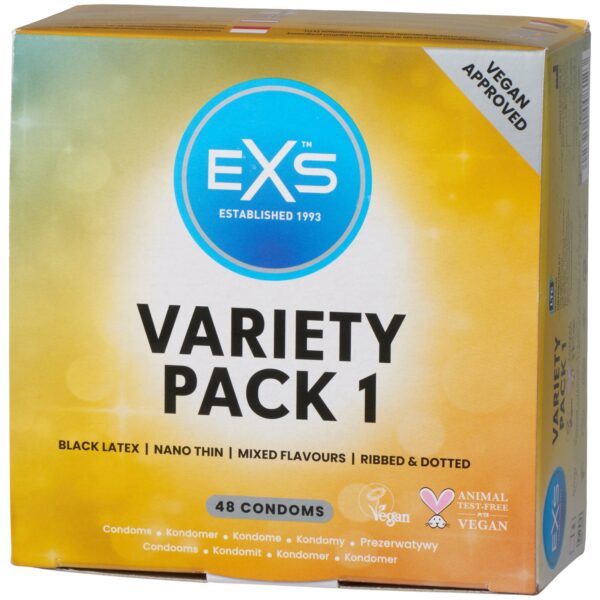 EXS Variety Pack 1 Kondomer 48 stk - Klar Klar