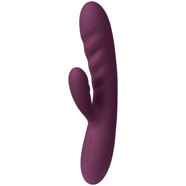 Svakom Avery Thrusting Rabbit Vibrator - Purple Purple