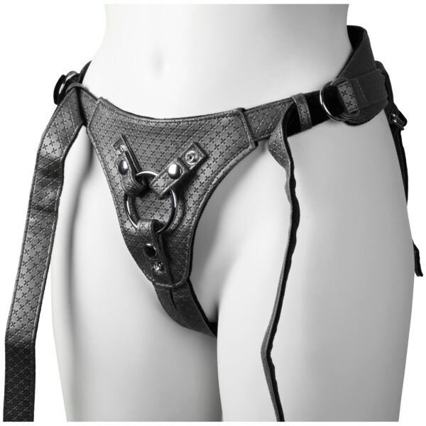 CalExotics Her Royal Harness The Regal Queen - Silver Silver