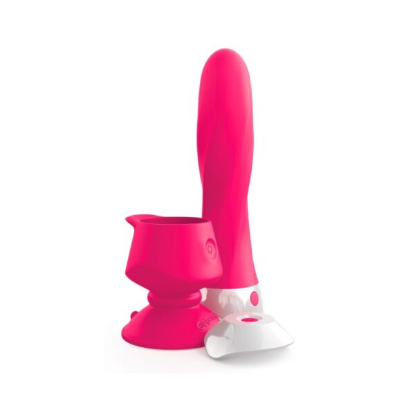 3Some Wall Banger Deluxe - Dildo Vibrator med Sugekop Pink