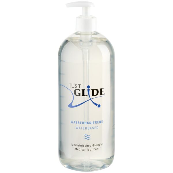 Just Glide Vandbaseret Glidecreme 1000 ml - Clear Clear