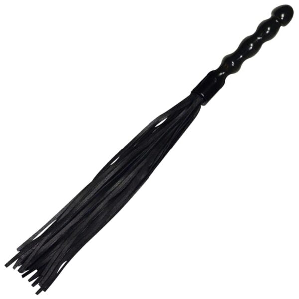 Sort ZADO Leather Flogger Wood