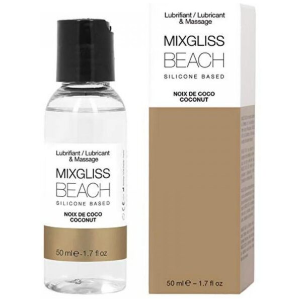 Hvid MIXGLISS Silicone Beach Coconut 50ml