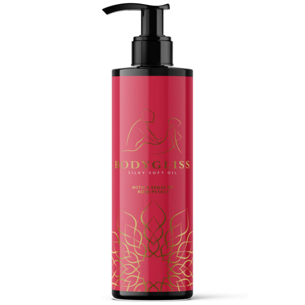 Rød BodyGliss Massage Oil Rose Petals 150 ml