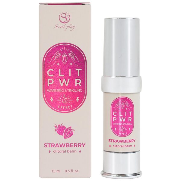 Pink Secret Play Clit Pwr Clitoral Balm 15ml Strawberry