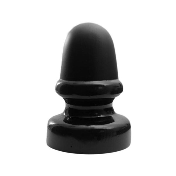 All black - 54 stor butt plug Sort