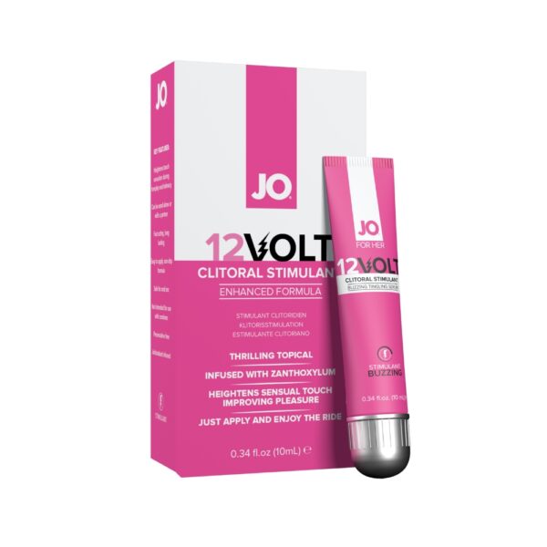 System JO 12Volt Buzzing - Klitoris Gel Transparent 10 ml.