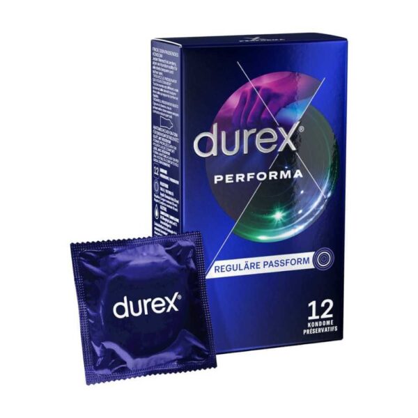 Durex Performa Bedøvende Kondomer 12 stk Neutral