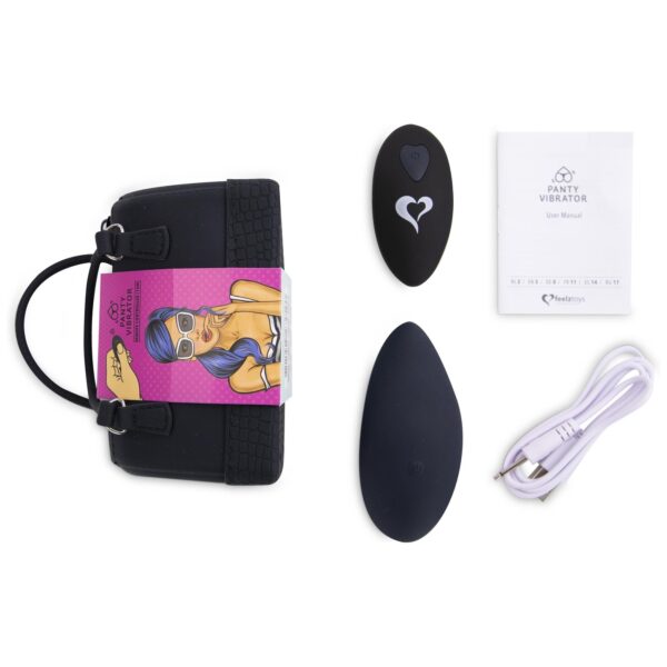 Sort Feelztoys - Panty Vibe Remote Controlled Vibrator