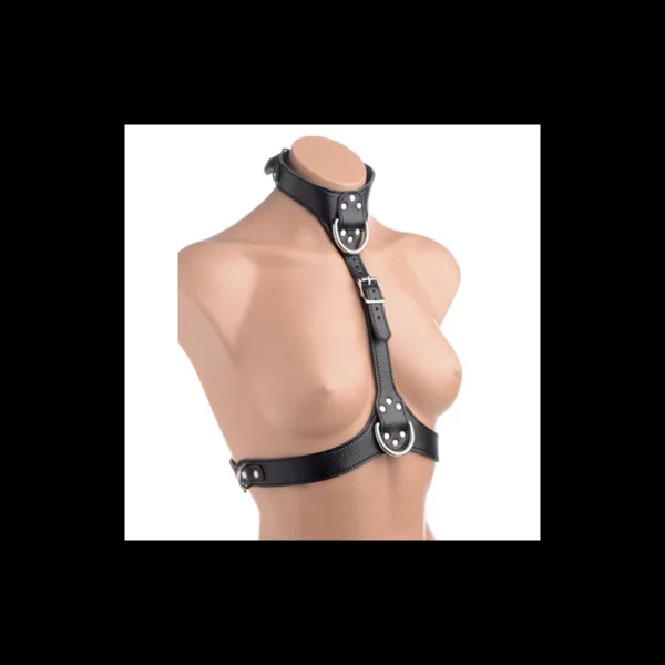 Female Chest Harness Black