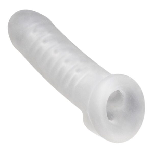 Penis Enhancer  -  Penis Sleeve Gennemsigtig hvid