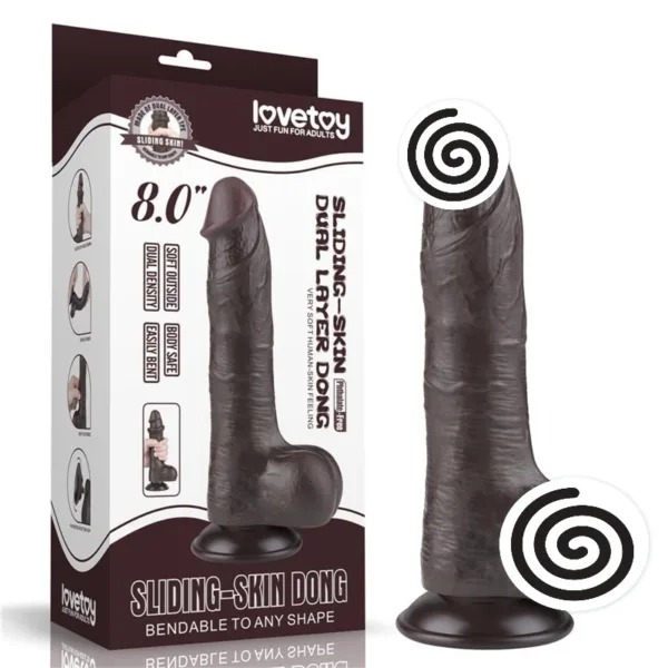 LoveToy Sliding Dildo 8"