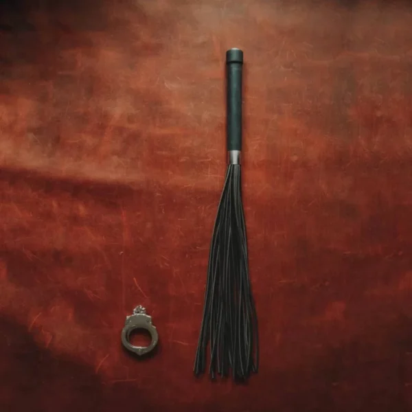 Large Kernelæder flogger -Masters Whip