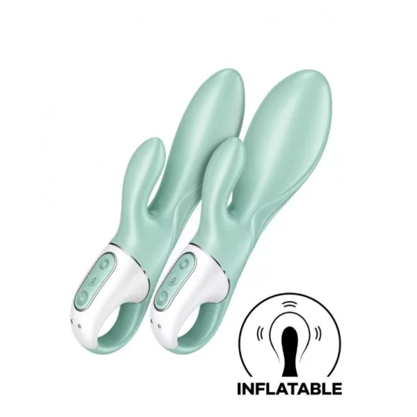 SATISFYER - Inflatable Rabbit Vibrator(med APP kontrol) - AIR PUMP BUNNY 5+ Mint