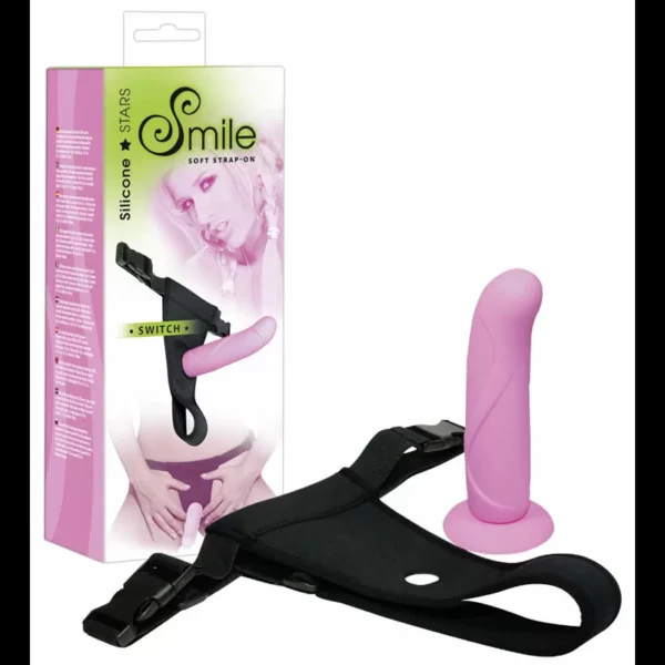 Strap on Smile Pink Soft Silikone