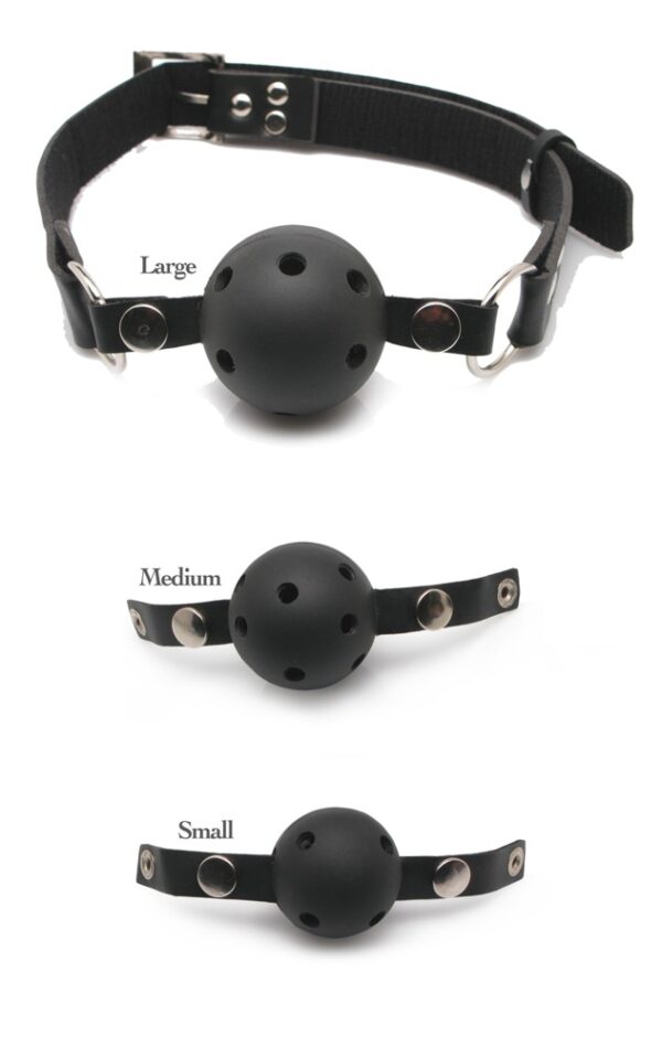 Mundknebel Ball Gag Training System sort