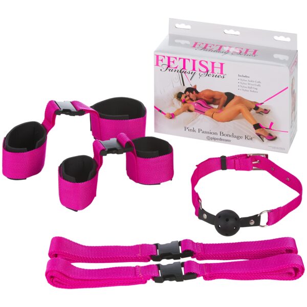 Fetish Fantasy Pink Passion Bondage Kit - Rosa Rosa