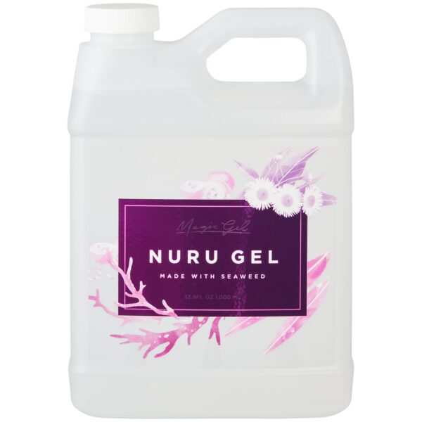 Magic Gel Moist Nuru Gel Til Kropsmassage 1000 ml - Klar Klar