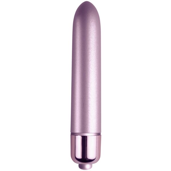 Rocks Off 90 mm Touch of Velvet Klitoris Vibrator - Purple Purple