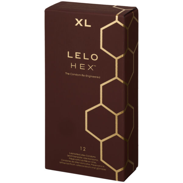 LELO Hex XL Kondomer 12 stk - Klar Klar