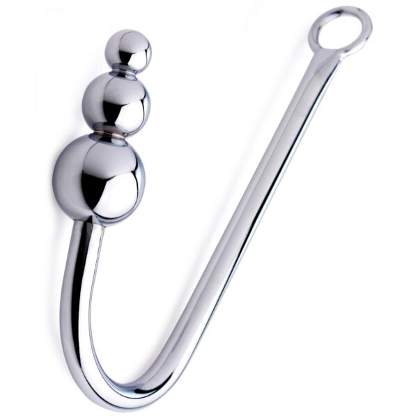 Master Series Beaded Anal Krog - Silver Silver