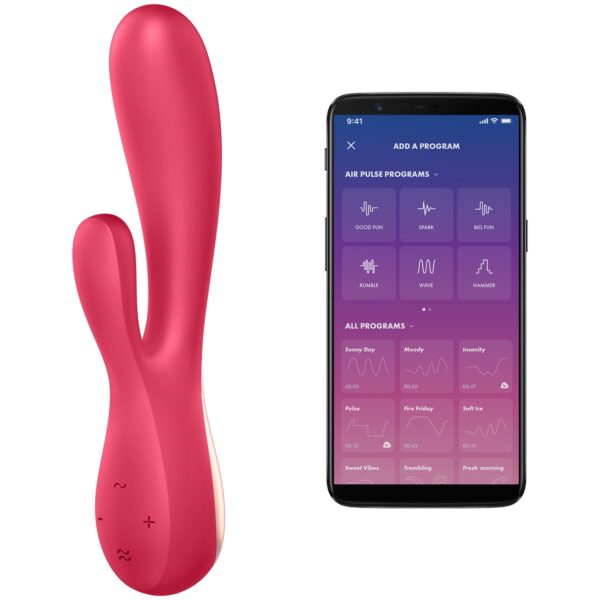 Satisfyer Mono Flex Rabbit Vibrator - Rosa Rosa