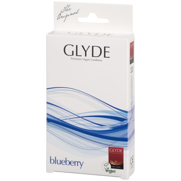 Glyde Ultra Veganske Kondomer 10 stk - Blue Blue