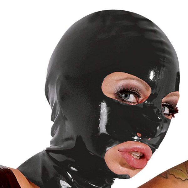 LATE X  -  Latex-Maske Sort