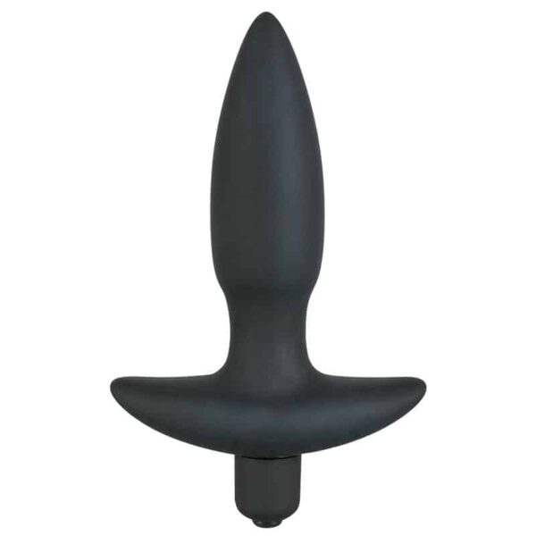 Black Velvets Buttplug med Vibrator Small  13 cm