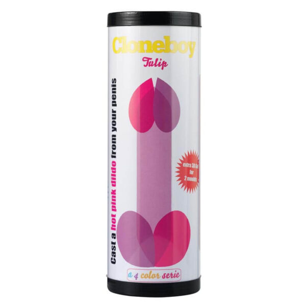 Cloneboy Tulip Lav Selv Silikone Dildo Pink