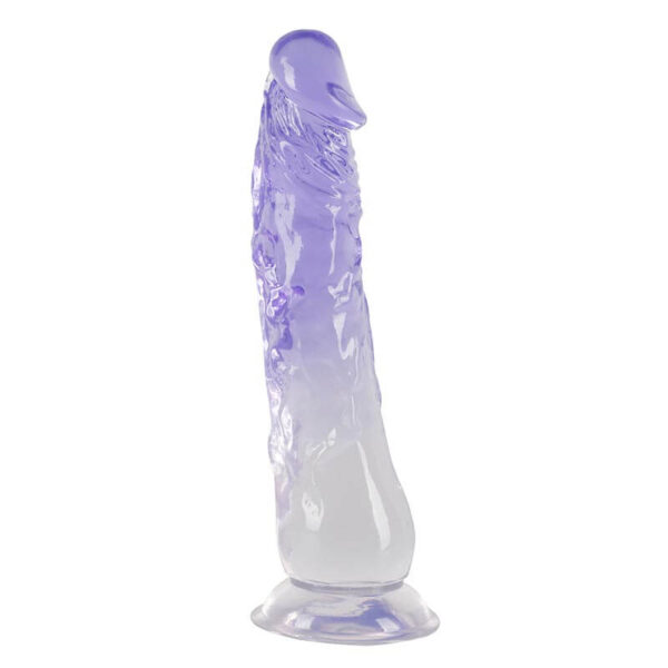 Crystal Transparant Dildo med Sugekop 22 cm  22 cm