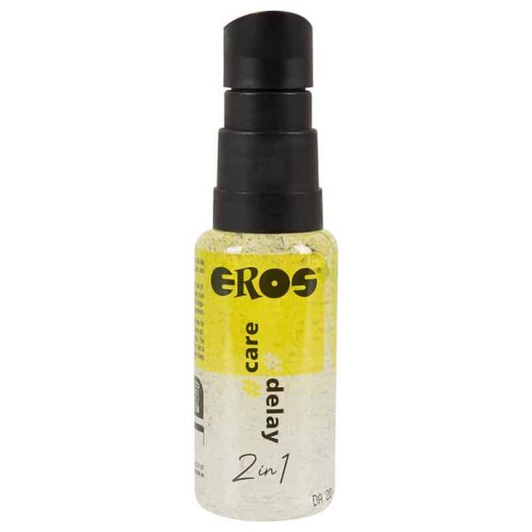 Eros 2 i 1 Vandbaseret Care og Delay Gel 30 ml.  30 ml