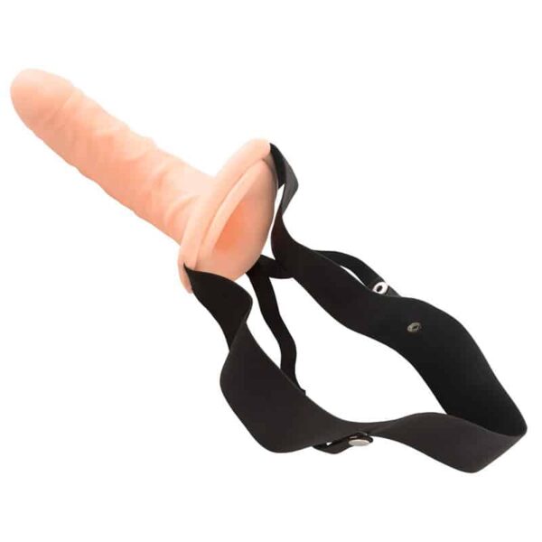 Fetish Fantasy Hul Strap-on Dildo 18 cm - Lys hud