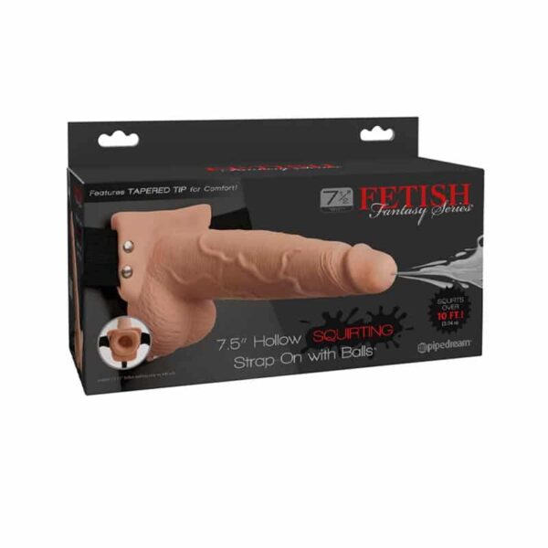 Fetish Fantasy Hul Sprøjte Strap-On 19 cm  19 cm