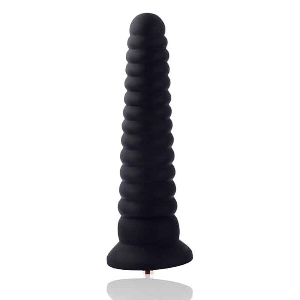 HiSmith KlicLok Sort Anal Dildo til Sexmaskine 25 cm  25 cm