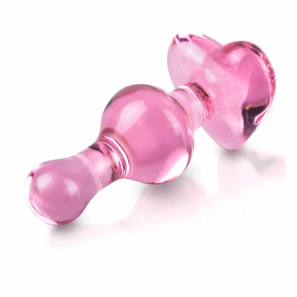 Icicles No. 75 Pink Glas Buttplug