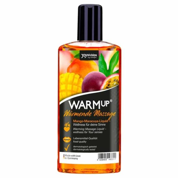 JoyDivision Warmup Massageolie Mango/ passionsfrugt  150 ml