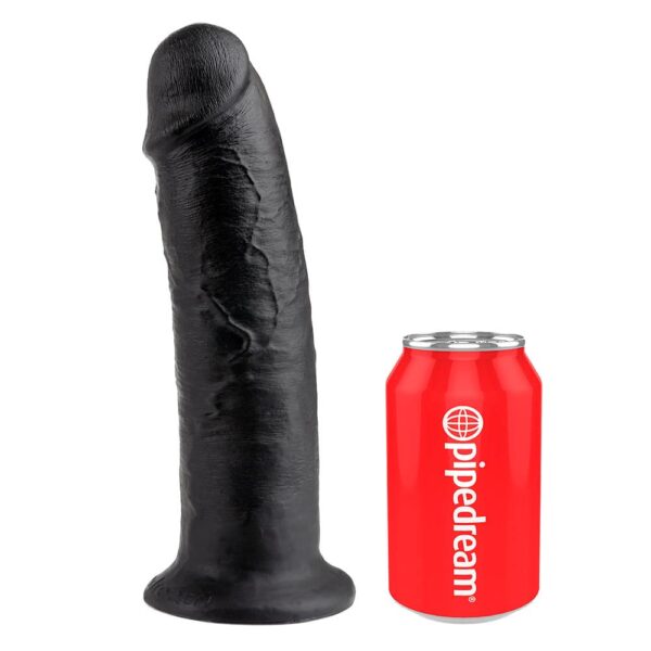 King CockÂ® Sort Dildo 25 Cm  25 cm