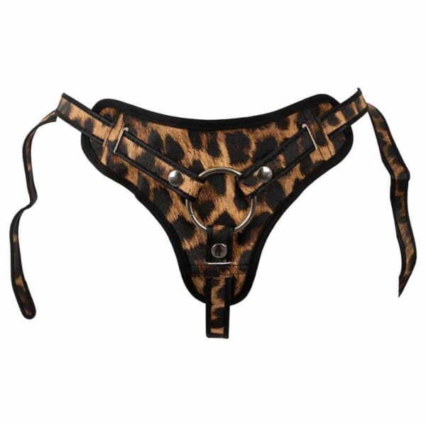 Leopard Frenzy Deluxe Strap-on  S-L