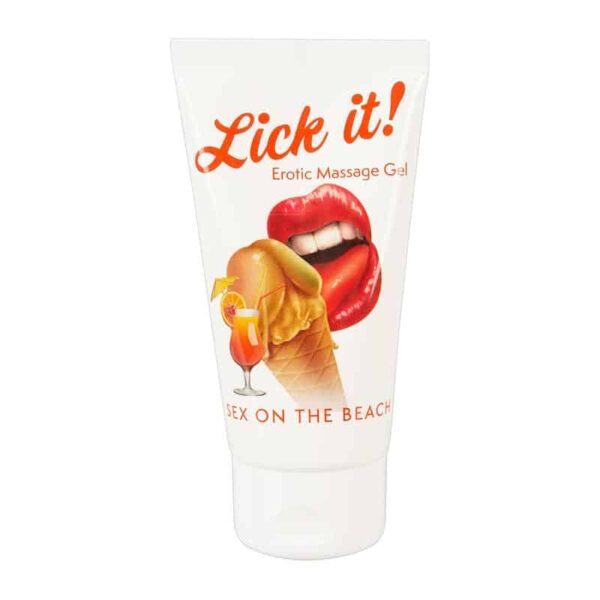 Lick It Erotisk Massagegel Sex on the Beach  50 ml