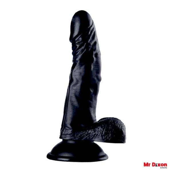 Mr. Dixon Realistisk Dildo med Sugekop Sort 17 cm  17 cm